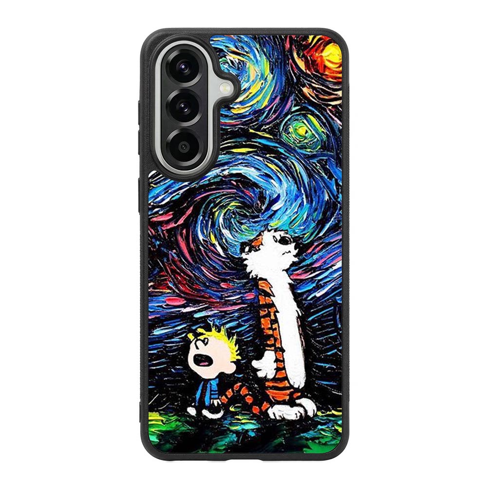 Calvin and Hobbes Art Starry Night X9177 Samsung Galaxy A57 Case