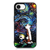 Calvin and Hobbes Art Starry Night X9177 iPhone 16e Case