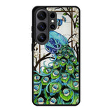 peacock stained glass X9167 Samsung Galaxy S26 Ultra Case