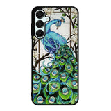 peacock stained glass X9167 Samsung Galaxy A26 5G Case