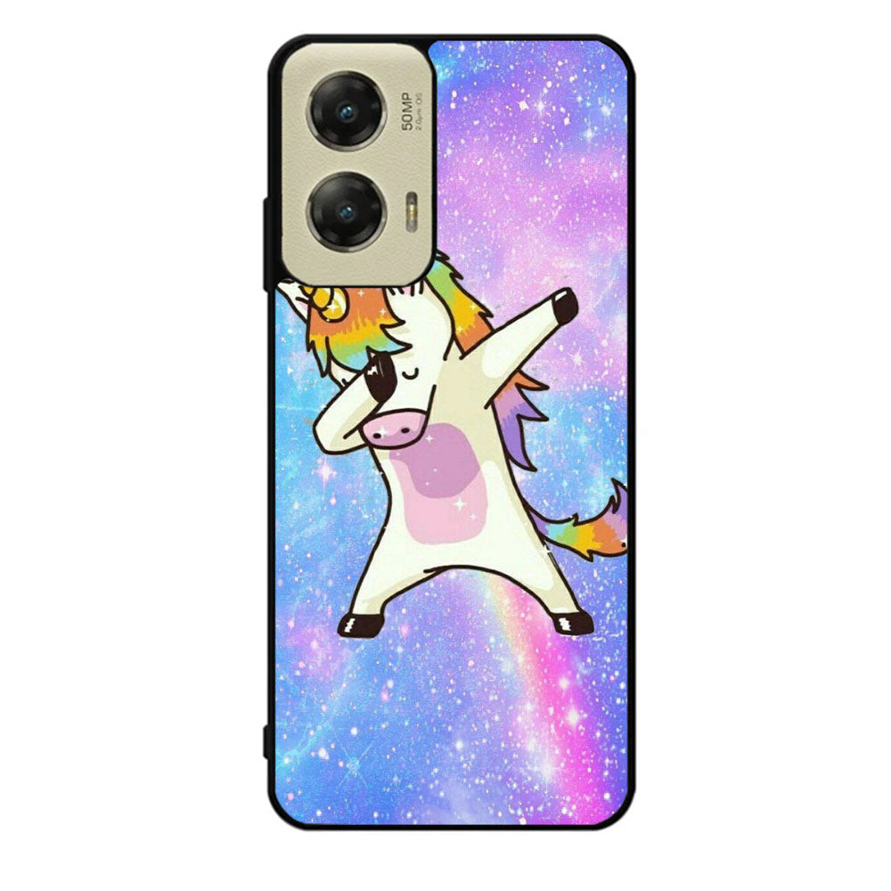 Dabbing Unicorn Rainbow Case Motorola Moto G Stylus 2024 5G BC0939
