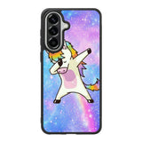 Dabbing Unicorn Rainbow X9358 Samsung Galaxy A57 Case