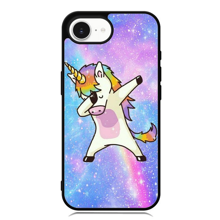 Dabbing Unicorn Rainbow X9358 iPhone 16e Case