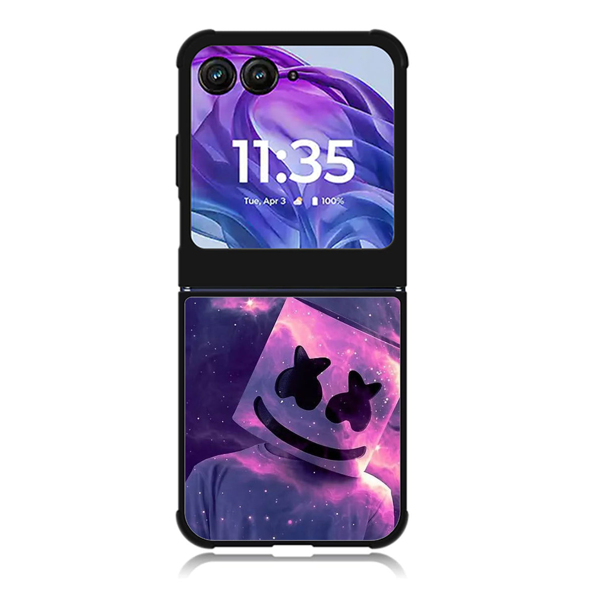 Marshmello Galaxy Purple Motorola Moto Razr 2024 , Moto Razr 50 Case FE0945
