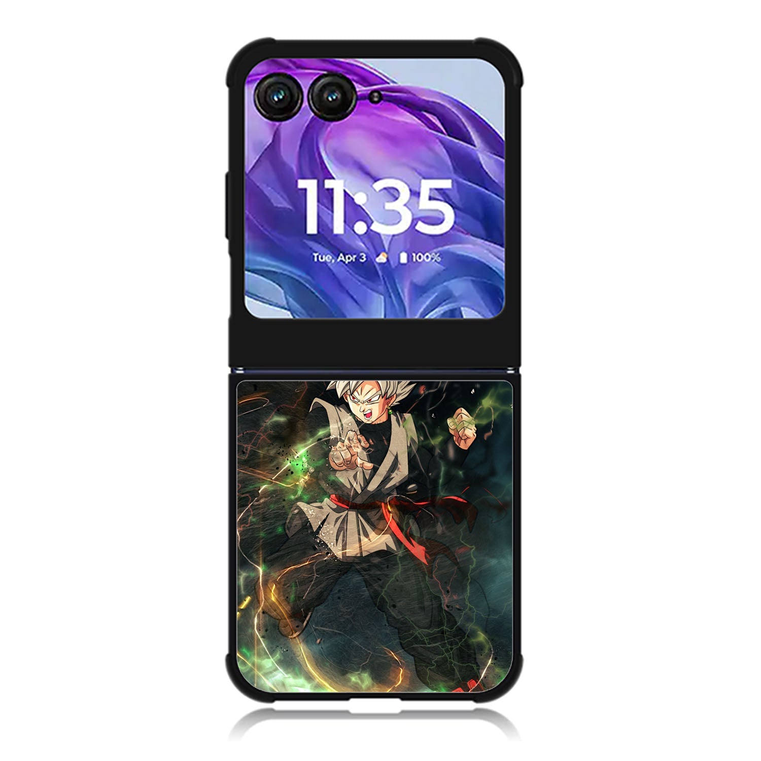 thunder Goku Black Motorola Moto Razr 2024 , Moto Razr 50 Case FE0951