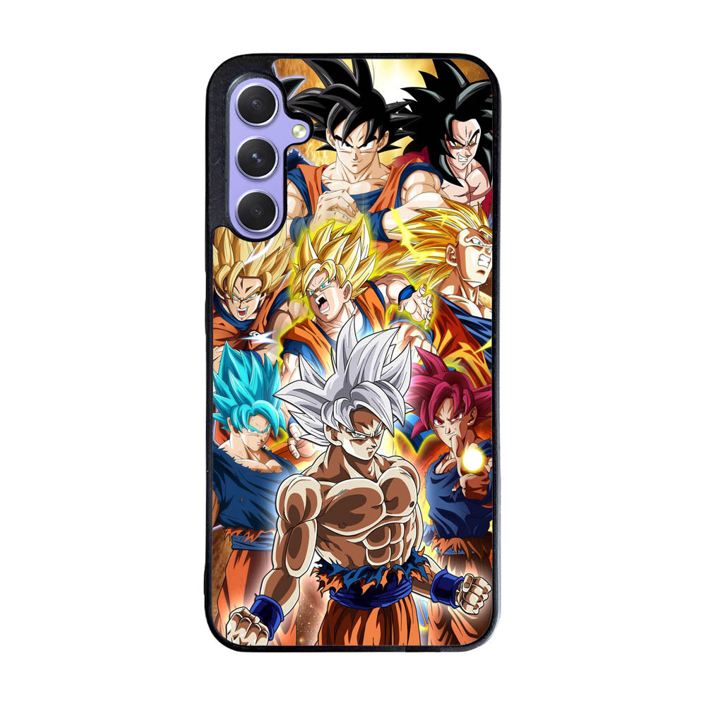 Goku transformations Case Samsung Galaxy A55 5G BC0959