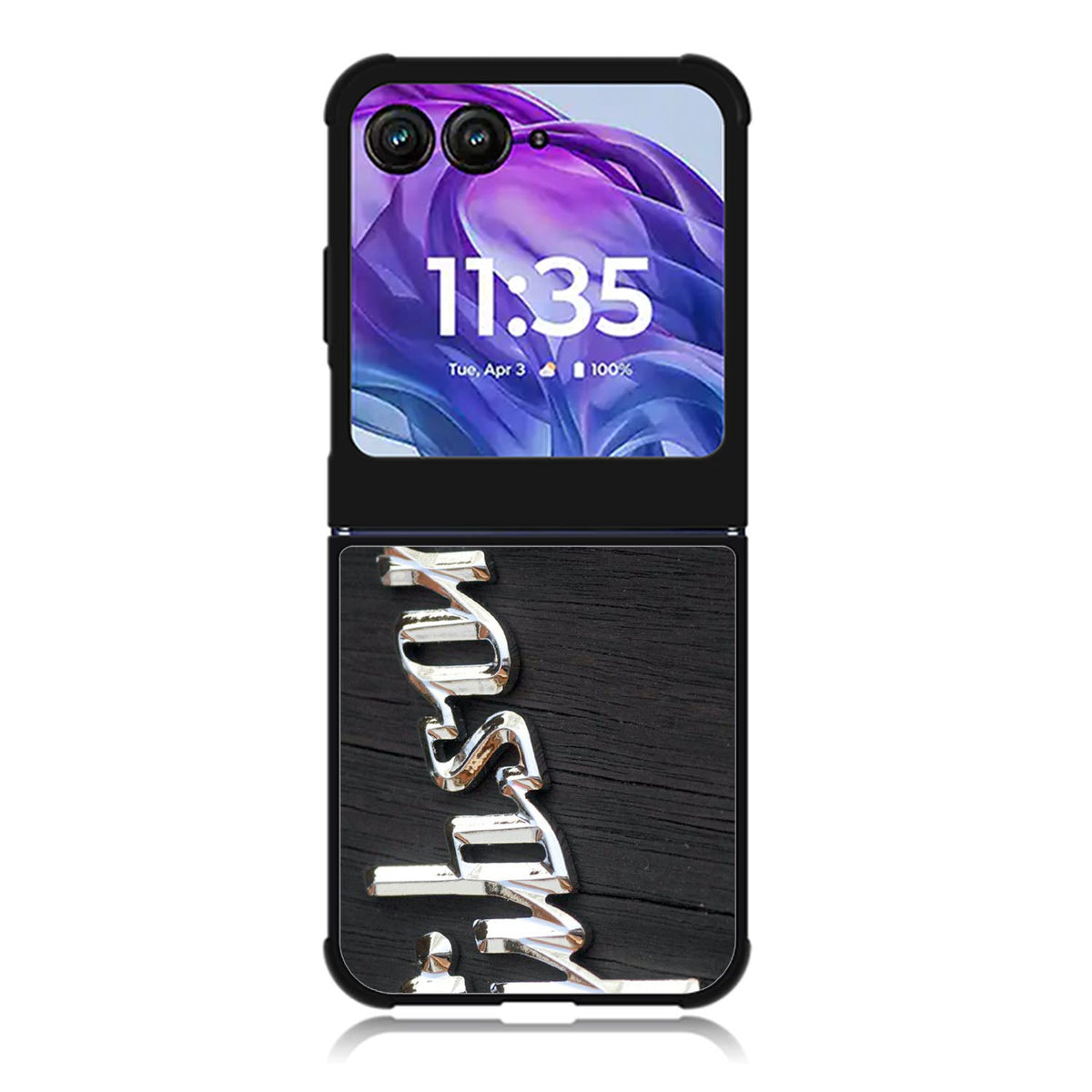 Gibson Raised logo Chrome Motorola Moto Razr 2024 , Moto Razr 50 Case FE0962