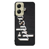 Gibson Raised logo Chrome Case Motorola Moto G Stylus 2024 5G BC0962