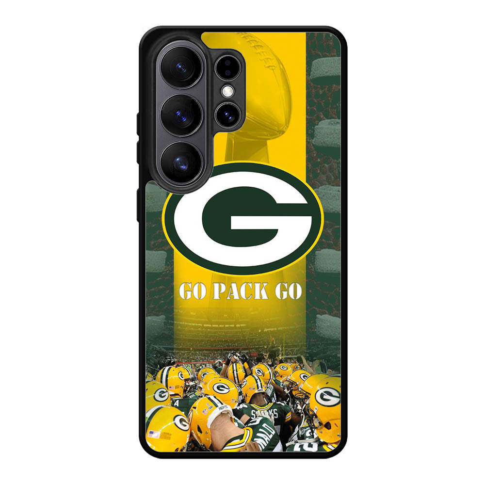 green bay packer wall border X9984 Samsung Galaxy S26 Ultra Case