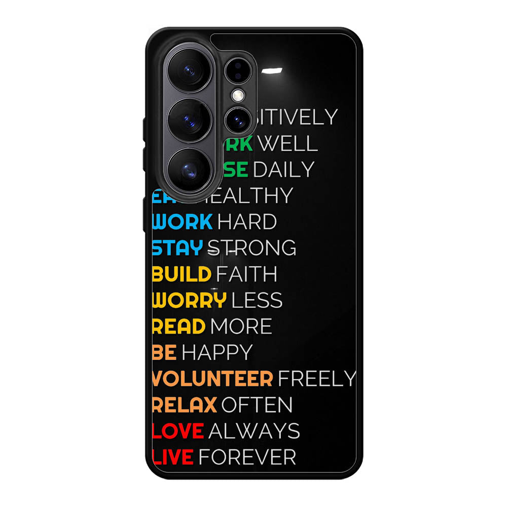 Daily motivation Samsung Galaxy S26 Ultra Case FE0200