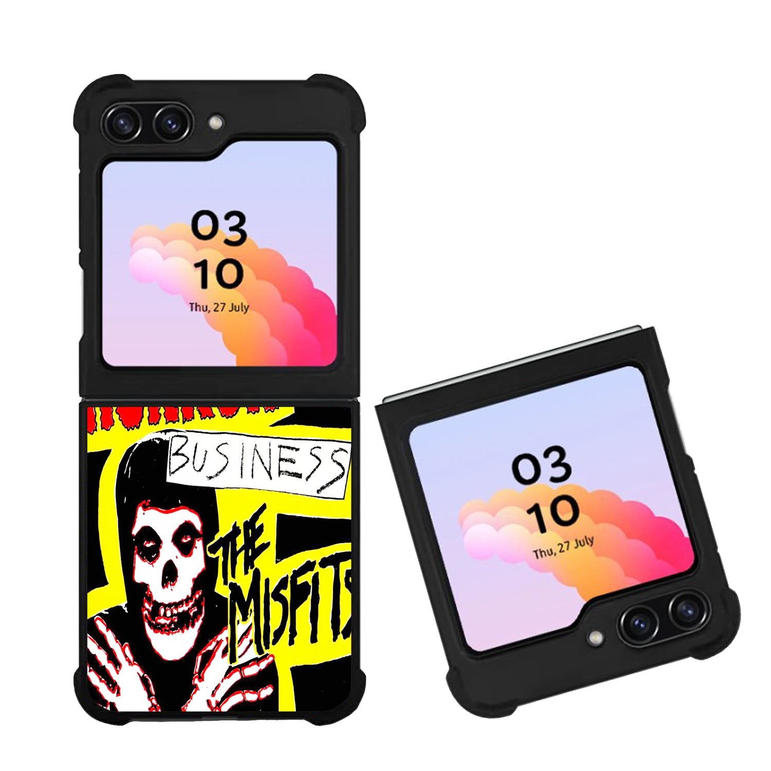 The Misfits Horror Business B0033 iPhone 5S Case - Plastic / Black Case Samsung Galaxy Z Flip 5 5G BC1959