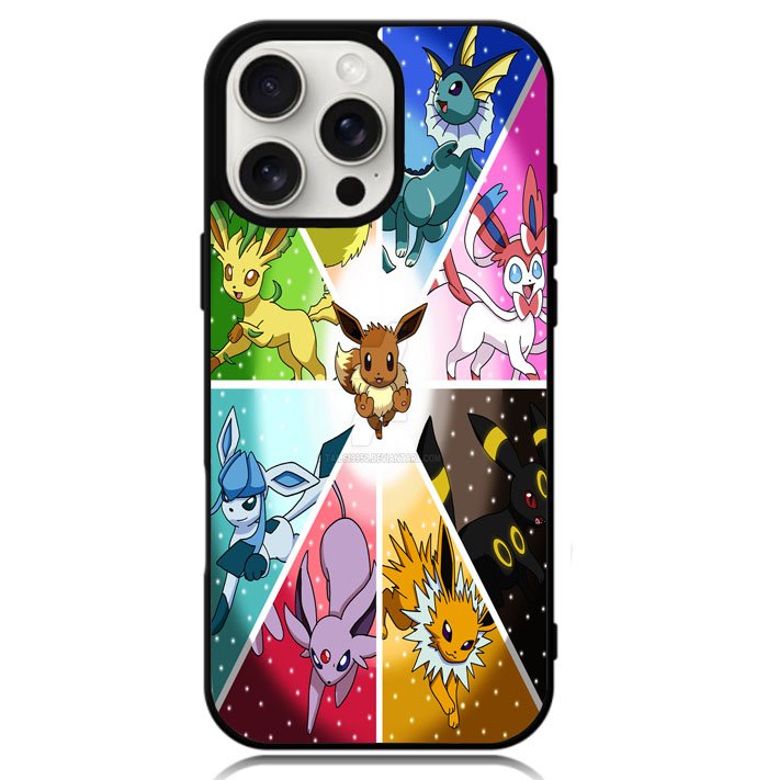Pokemon Eevee Collage B0052 LG Google Nexus 5 Case - Plastic / Black Case iPhone 16 Pro Max BC1960