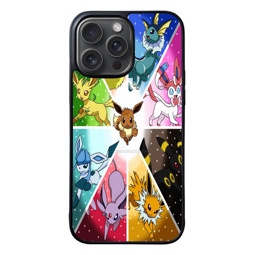 Pokemon Eevee Collage B0052 LG Google Nexus 5 Case - Plastic / Black Case iPhone 15 Pro Max BC1960