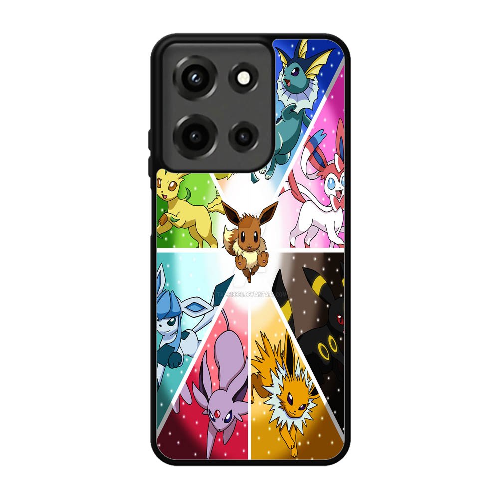 Pokemon Eevee Collage B0052 LG Google Nexus 5 Case - Plastic / Black Motorola Moto G 5G 2025 Case BC1960