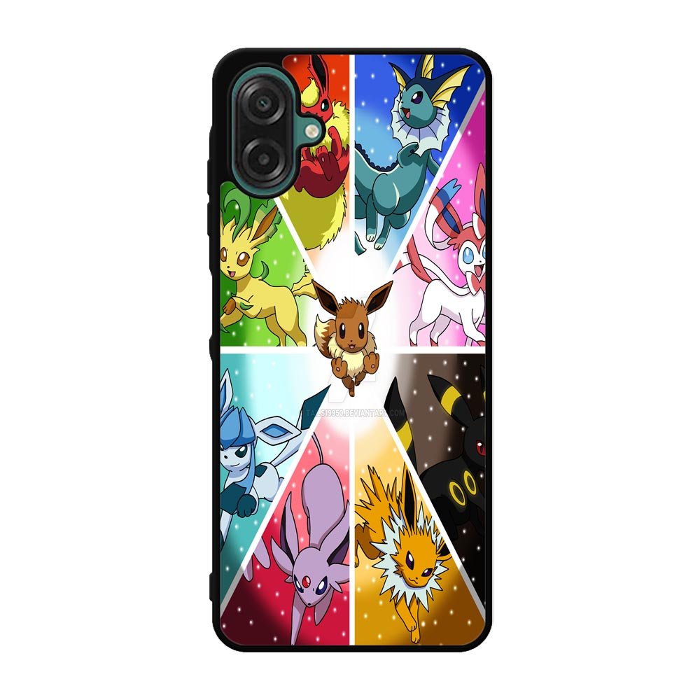 Pokemon Eevee Collage B0052 LG Google Nexus 5 Case - Plastic / Black Case Samsung Galaxy A07 BC1960