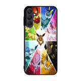 Pokemon Eevee Collage B0052 LG Google Nexus 5 Case - Plastic / Black Samsung Galaxy A25 5G Case BC1960