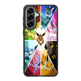 Pokemon Eevee Collage B0052 LG Google Nexus 5 Case - Plastic / Black Samsung Galaxy A57 Case BC1960