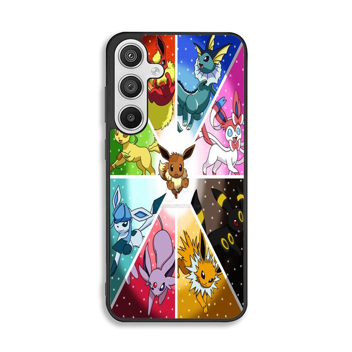 Pokemon Eevee Collage B0052 LG Google Nexus 5 Case - Plastic / Black Samsung Galaxy A26 5G Case BC1960