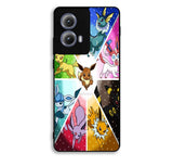 Pokemon Eevee Collage B0052 LG Google Nexus 5 Case - Plastic / Black Motorola Moto Edge 2024 Case BC1960