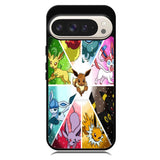 Pokemon Eevee Collage B0052 LG Google Nexus 5 Case - Plastic / Black Google Pixel 10 | Google Pixel 10 Pro Case BC1960