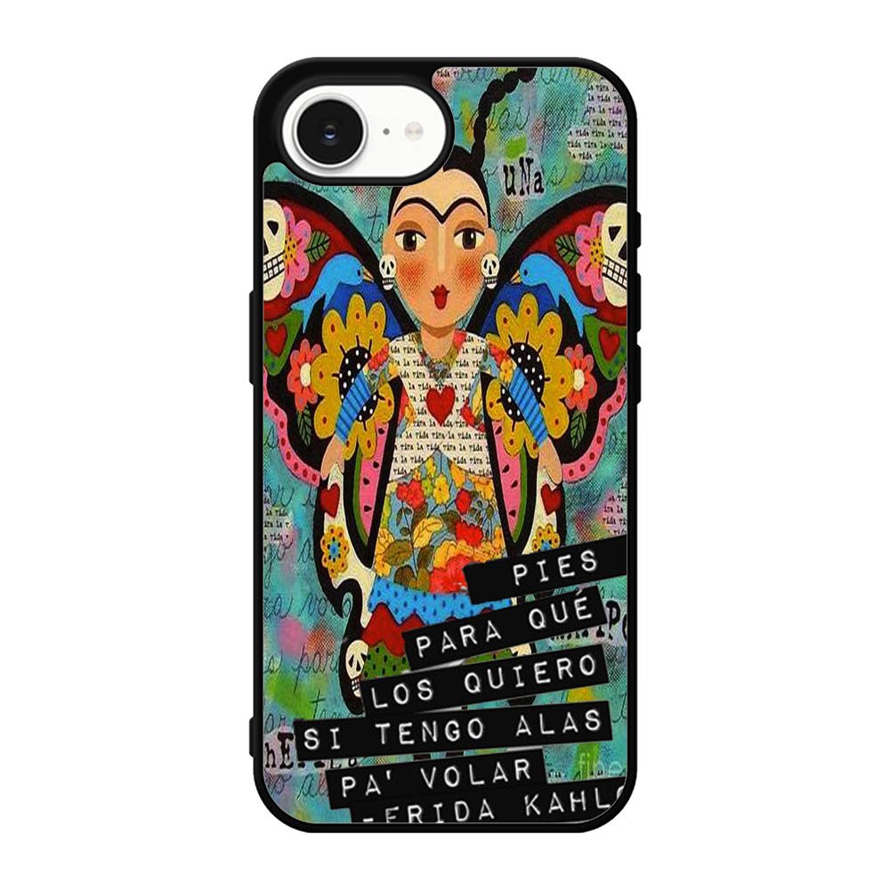 Pies Para Frida Kahlo B0056 iPhone 6s Case - Plastic / Black iPhone 16e Case BC1961