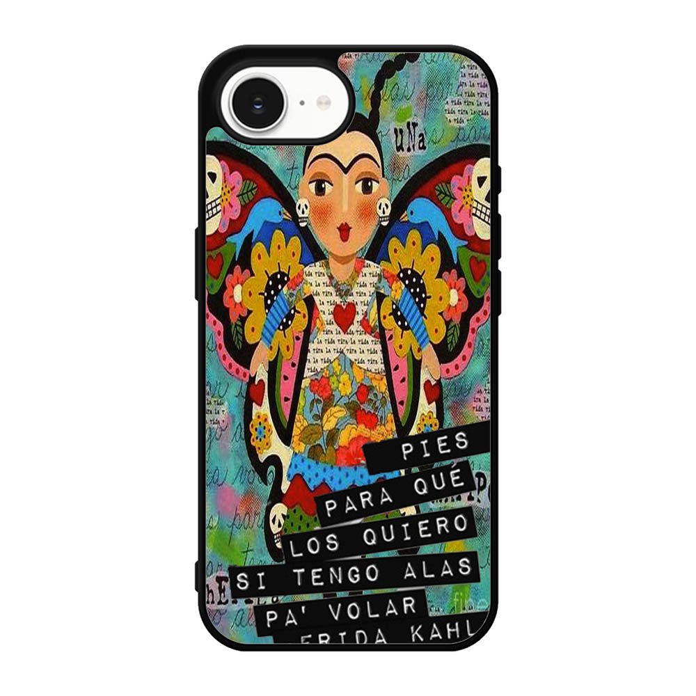 Pies Para Frida Kahlo B0056 iPhone 6s Case - Plastic / Black iPhone 17e Case BC1961