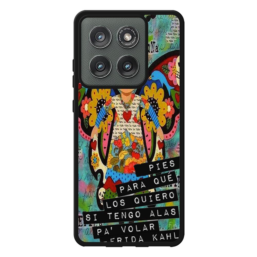 Pies Para Frida Kahlo B0056 iPhone 6s Case - Plastic / Black Case Motorola Moto Edge 2025 BC1961