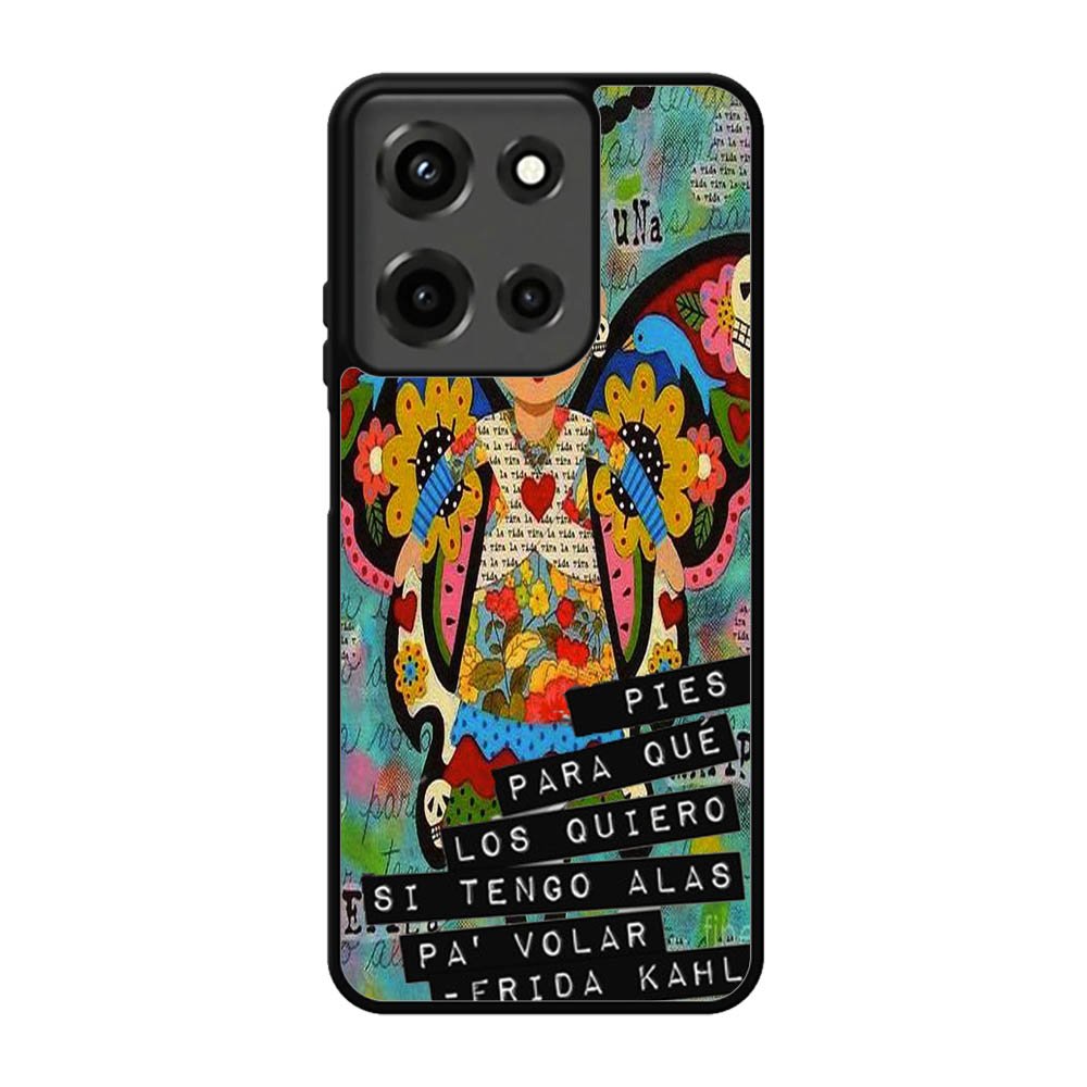 Pies Para Frida Kahlo B0056 iPhone 6s Case - Plastic / Black Motorola Moto G 5G 2025 Case BC1961