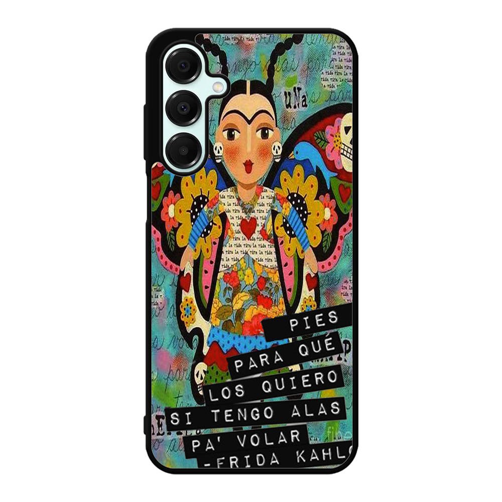 Pies Para Frida Kahlo B0056 iPhone 6s Case - Plastic / Black Samsung Galaxy A16 Case BC1961