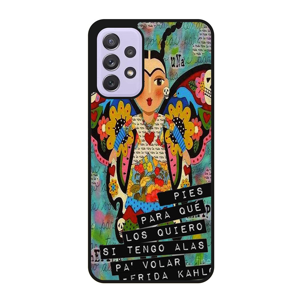 Pies Para Frida Kahlo B0056 iPhone 6s Case - Plastic / Black Samsung Galaxy A23 5G Case BC1961