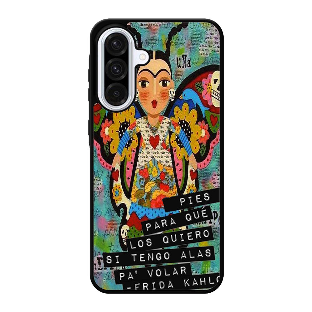 Pies Para Frida Kahlo B0056 iPhone 6s Case - Plastic / Black Samsung Galaxy A56 Case BC1961