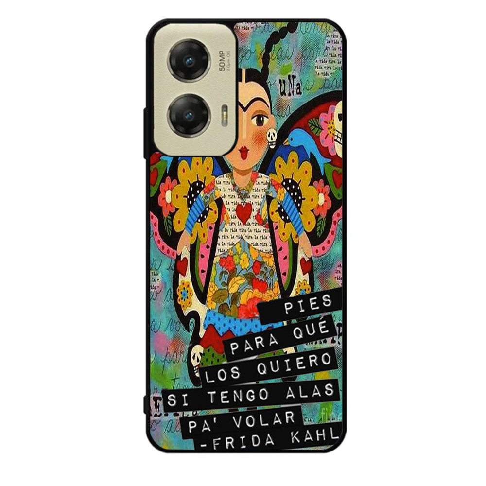 Pies Para Frida Kahlo B0056 iPhone 6s Case - Plastic / Black Case Motorola Moto G Stylus 2024 5G BC1961