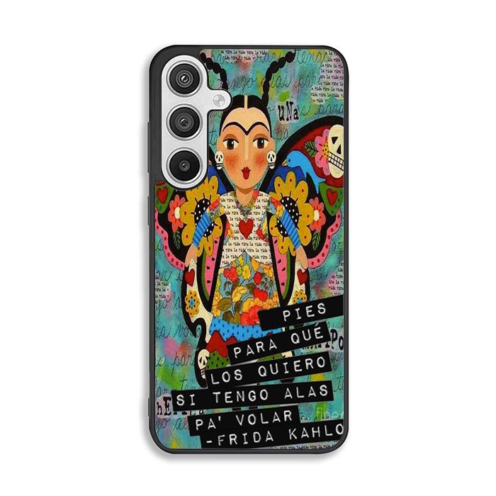 Pies Para Frida Kahlo B0056 iPhone 6s Case - Plastic / Black Samsung Galaxy A26 5G Case BC1961