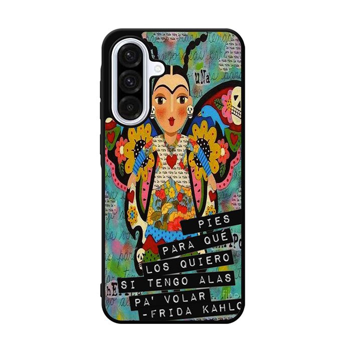 Pies Para Frida Kahlo B0056 iPhone 6s Case - Plastic / Black Samsung Galaxy A36 Case BC1961