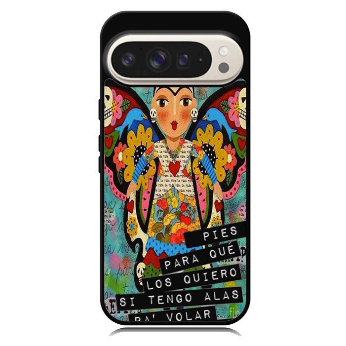 Pies Para Frida Kahlo B0056 iPhone 6s Case - Plastic / Black Google Pixel 10 Pro XL Case BC1961