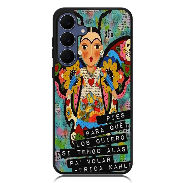 Pies Para Frida Kahlo B0056 iPhone 6s Case - Plastic / Black Samsung Galaxy S25 FE Case BC1961