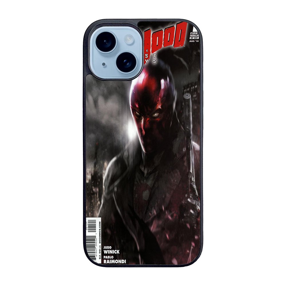 Red Hood B0160 Samsung Galaxy S5 Case - Rubber / Black Case iPhone 15 Plus BC1963