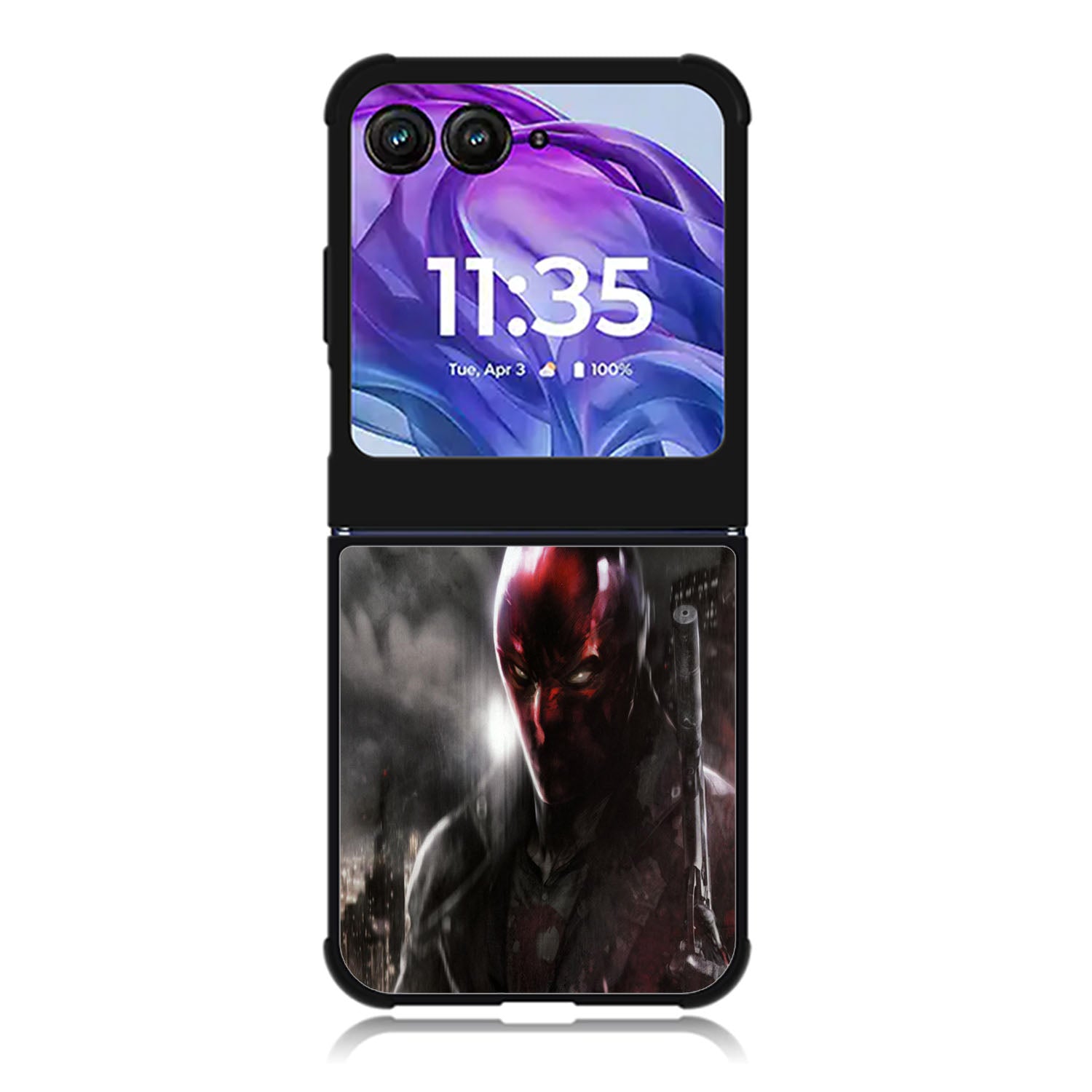 Red Hood B0160 Samsung Galaxy S5 Case - Rubber / Black Motorola Moto Razr 2024 , Moto Razr 50 Case FE1963
