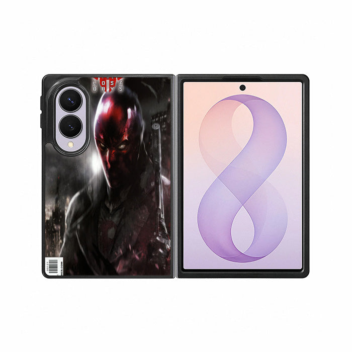 Red Hood B0160 Samsung Galaxy S5 Case - Rubber / Black Samsung Galaxy Z Fold 8 Case BC1963