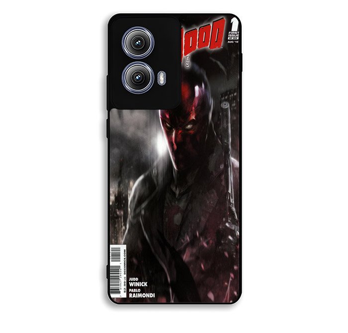 Red Hood B0160 Samsung Galaxy S5 Case - Rubber / Black Motorola Moto Edge 2024 Case BC1963