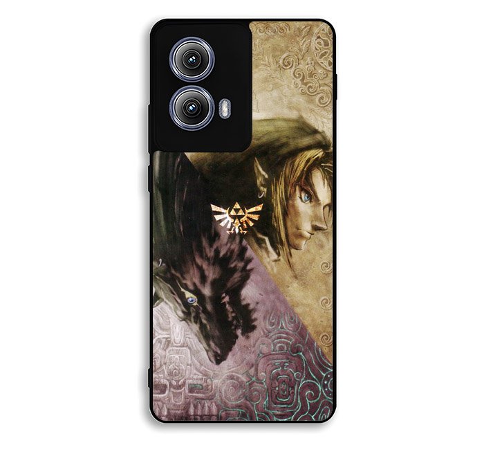 The Legend Of Zelda Cover Twilight Prince B0195  Motorola Moto X Play Style G3 G4 G4 Plus G5 G5 Plus Z Z Force Motorola Moto Edge 2024 Case BC1964