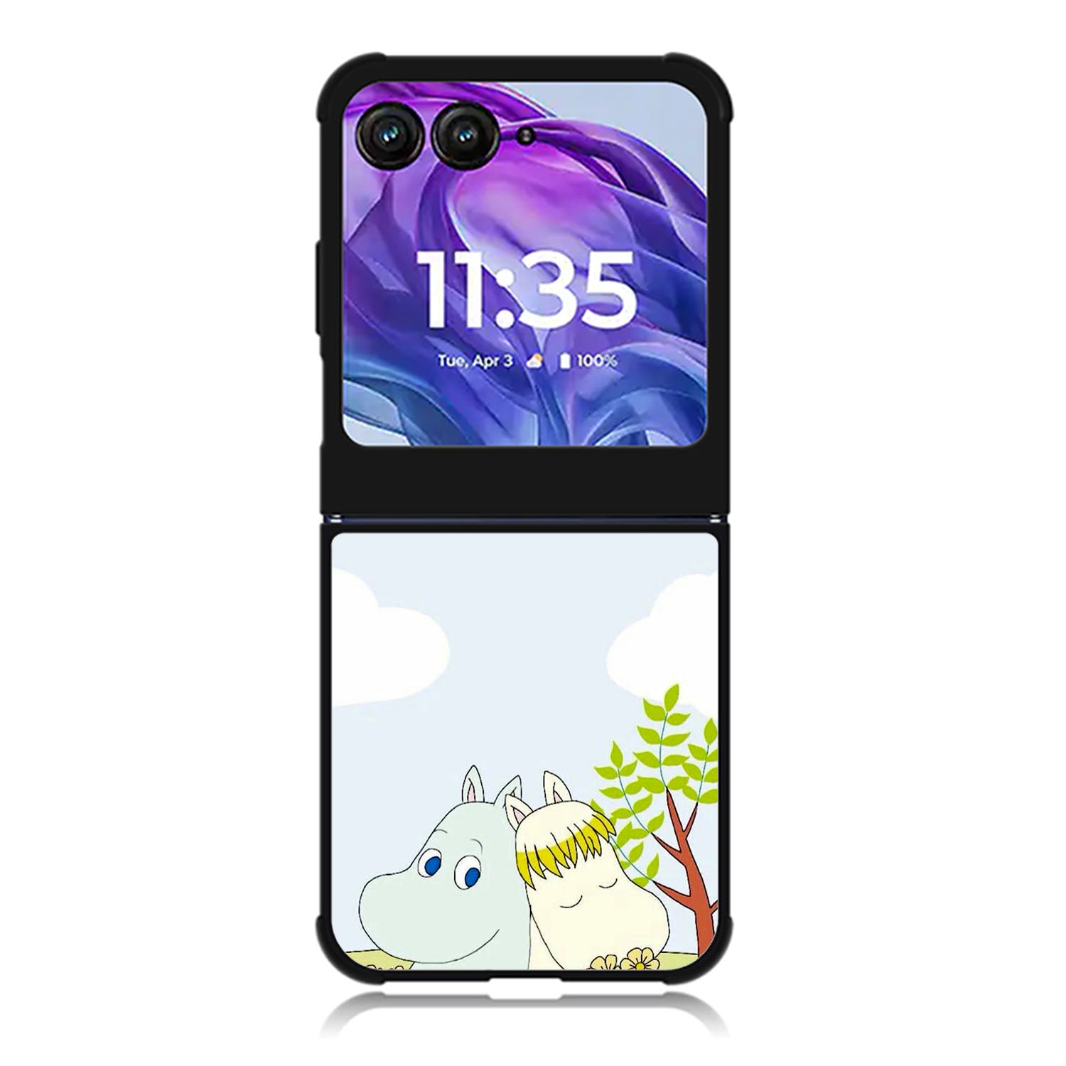 Moomin Couple Motorola Moto Razr 2024 , Moto Razr 50 Case FE2071