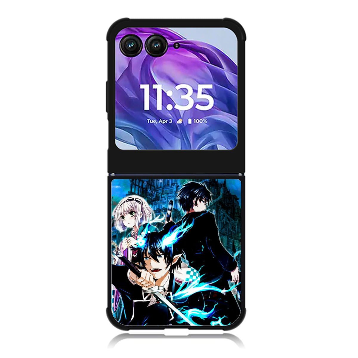 ao no exorcist anime Motorola Moto Razr 2024 , Moto Razr 50 Case FE2238