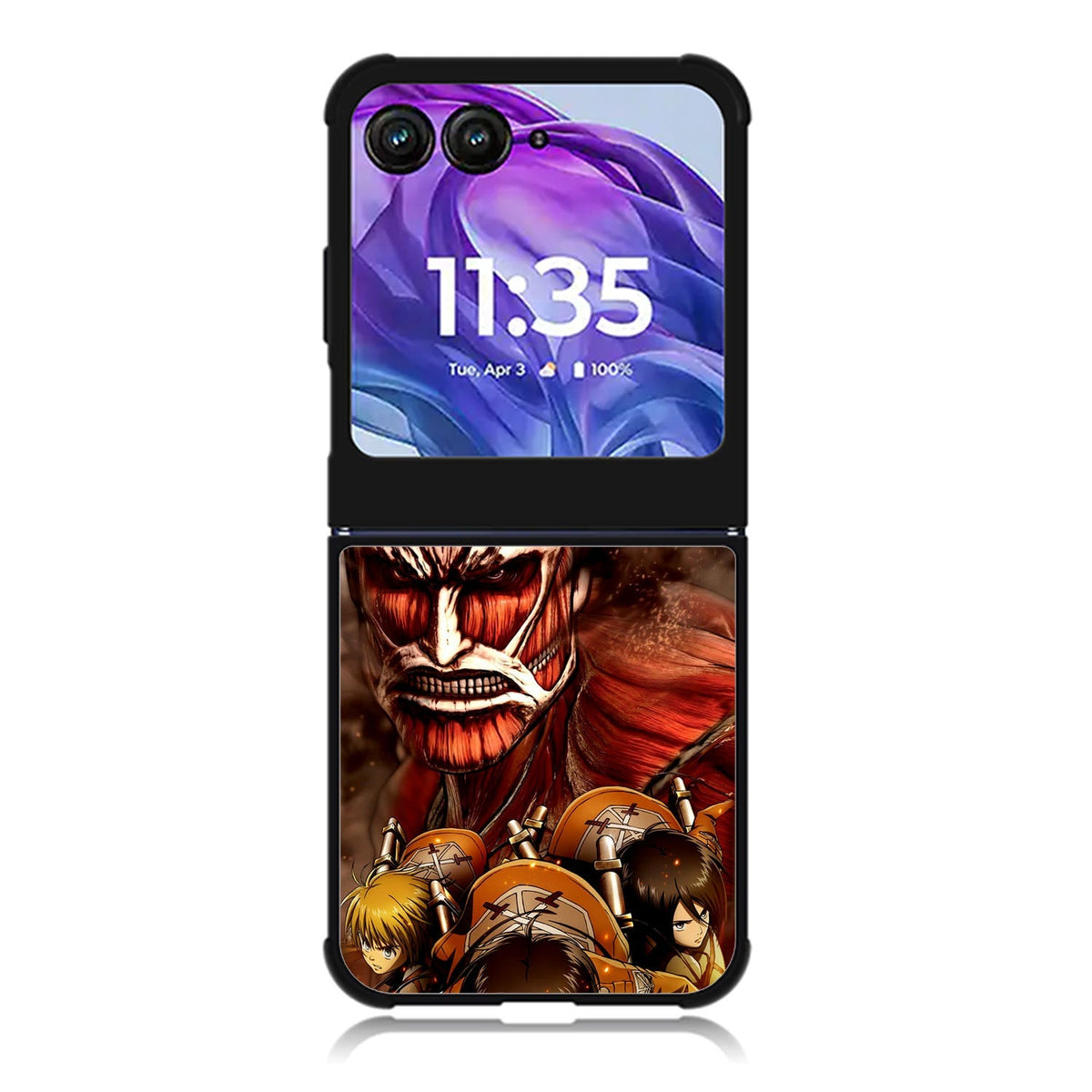 attack on titan collosium titan Motorola Moto Razr 2024 , Moto Razr 50 Case FE2243