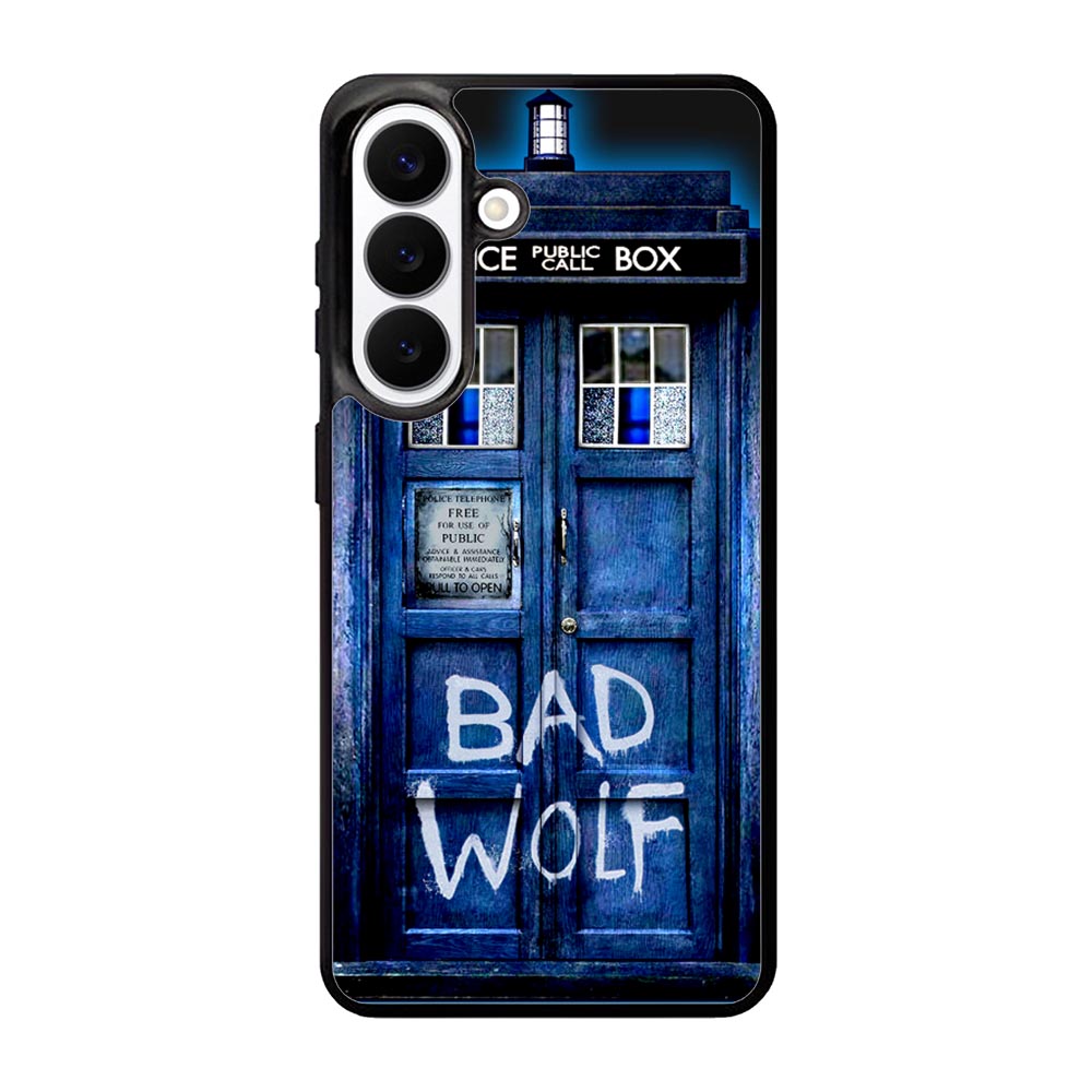 Doctor Who TARDIS Bad Wolf Blue Samsung Galaxy S26 Plus Case BC2201