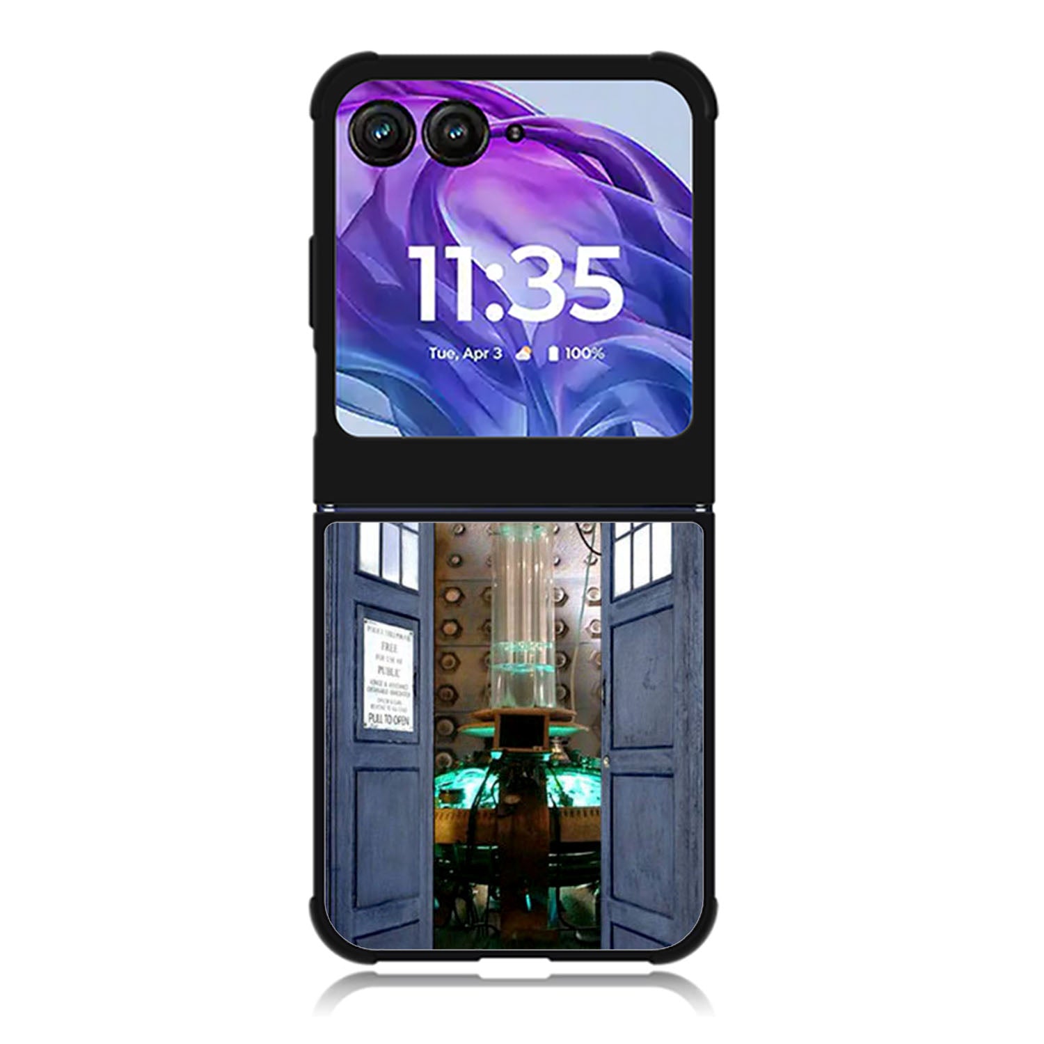 Doctor Who TARDIS Door Open Motorola Moto Razr Plus 2025/2024 Case, Moto Razr 50 Ultra 5G BC2202