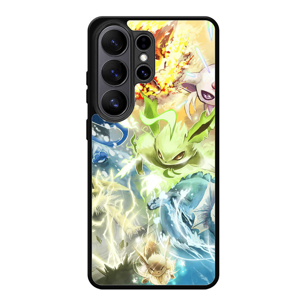 Pokemon Eevee Evolutions Samsung Galaxy S26 Plus Case