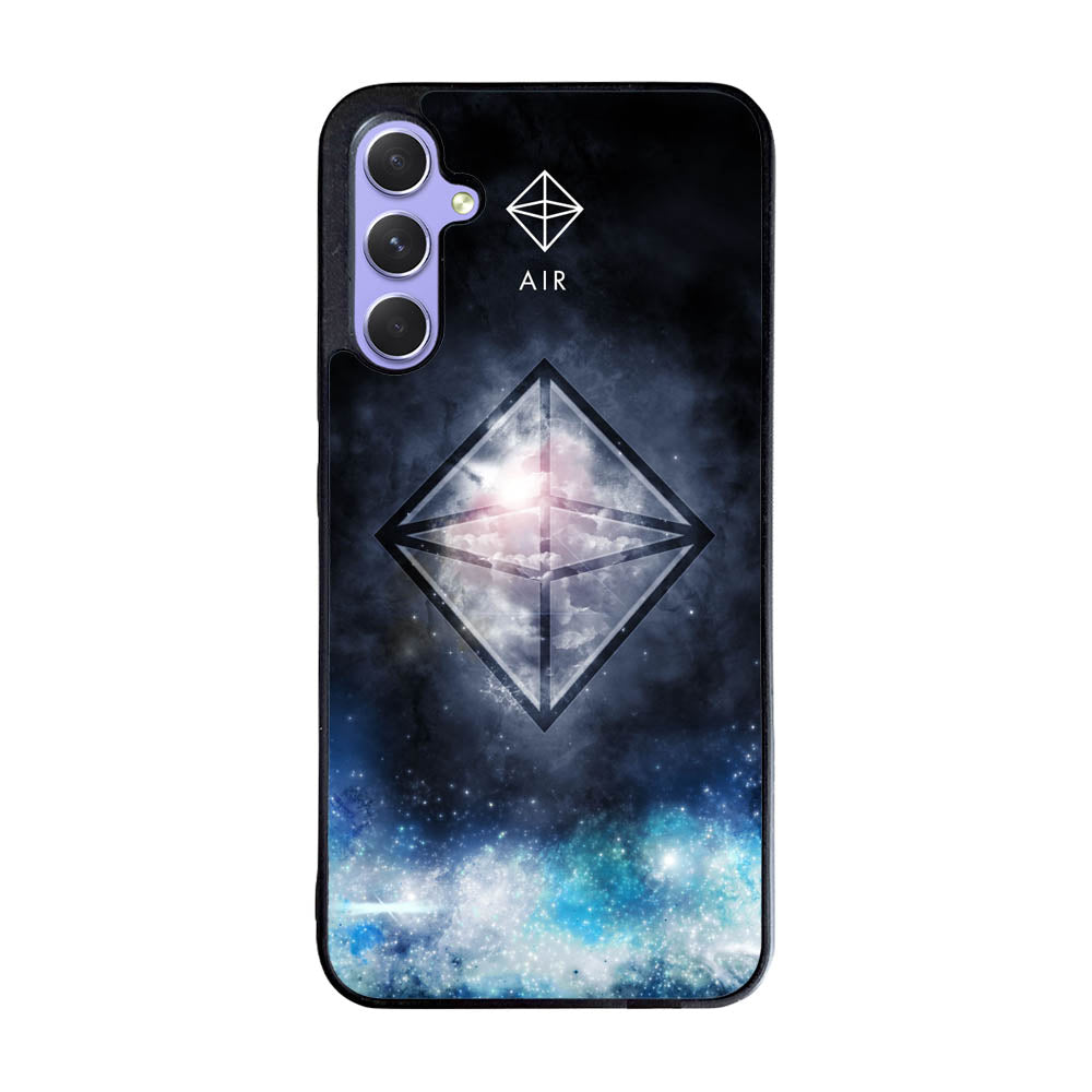 Sacred Geometry Symbol For Air Case Samsung Galaxy A55 5G BC2049
