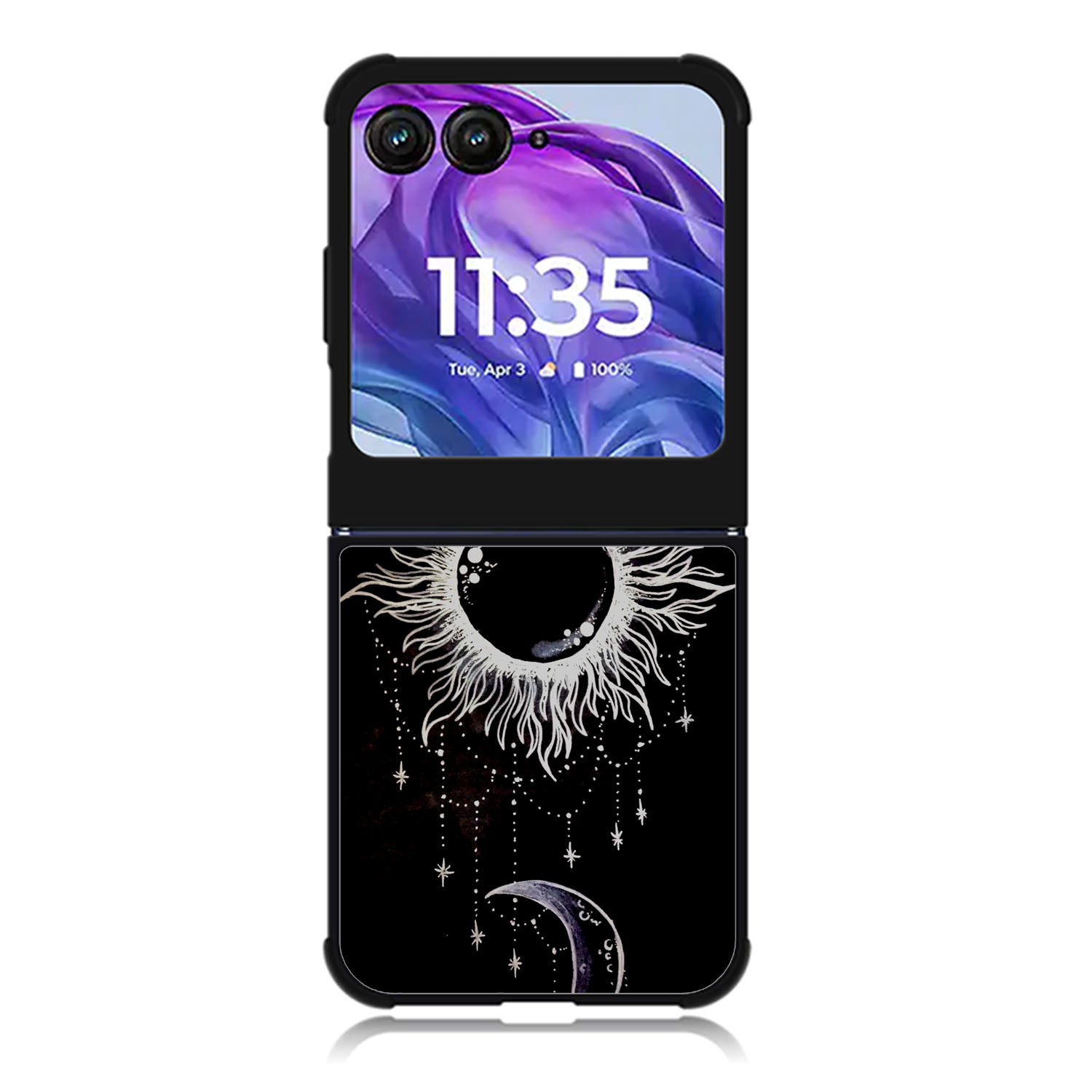 Sun Moon And Stars Simple Motorola Moto Razr 2024 , Moto Razr 50 Case FE1997