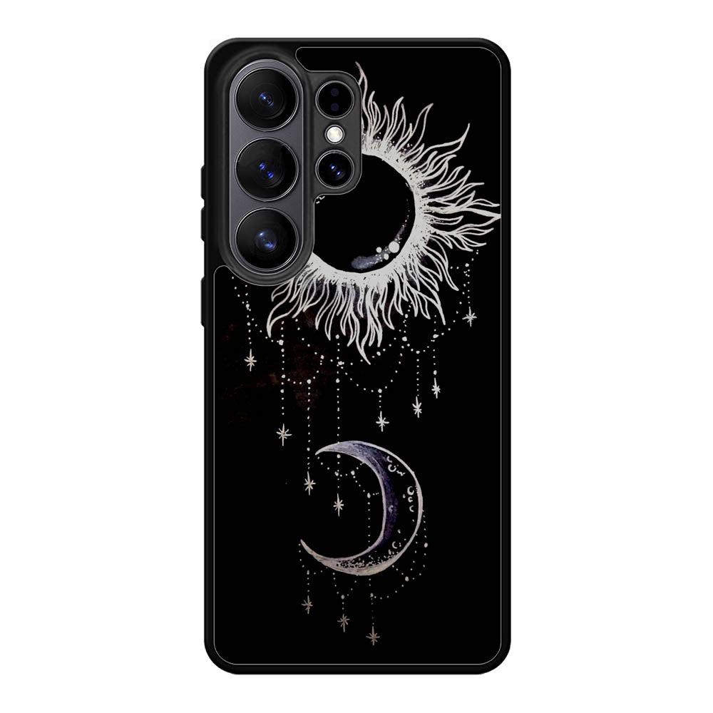Sun Moon And Stars Simple Samsung Galaxy S26 Ultra Case BC1997